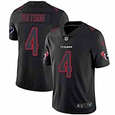 Nike Texans 4 Deshaun Watson Black Impact Rush Limited Jersey Dyin,baseball caps,new era cap wholesale,wholesale hats
